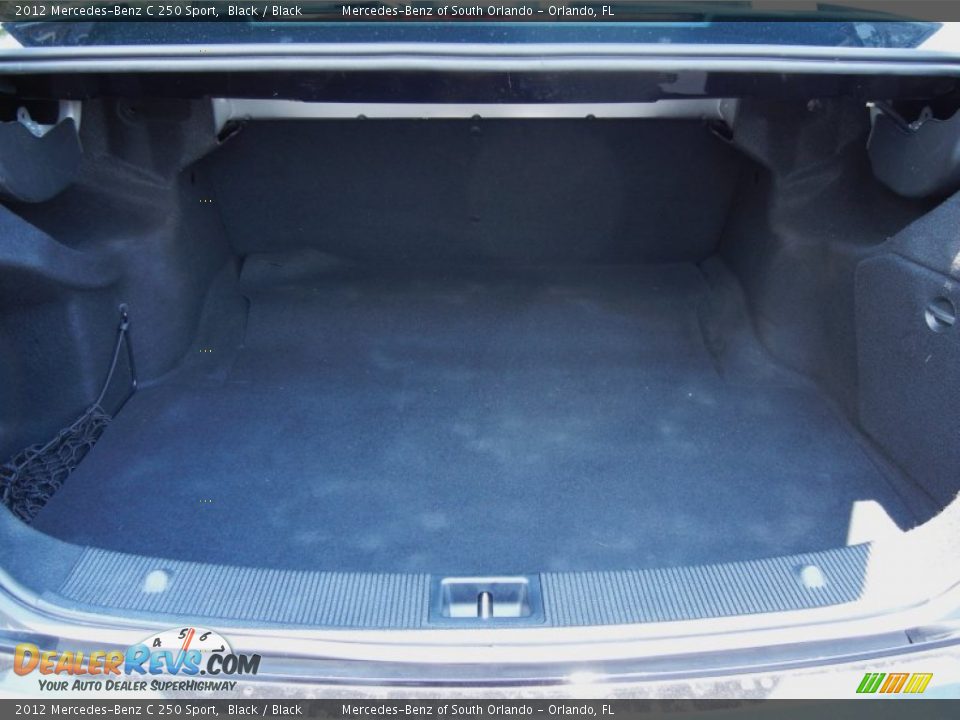 2012 Mercedes-Benz C 250 Sport Black / Black Photo #10