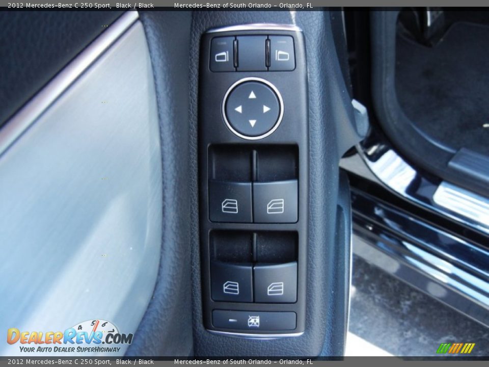 2012 Mercedes-Benz C 250 Sport Black / Black Photo #14
