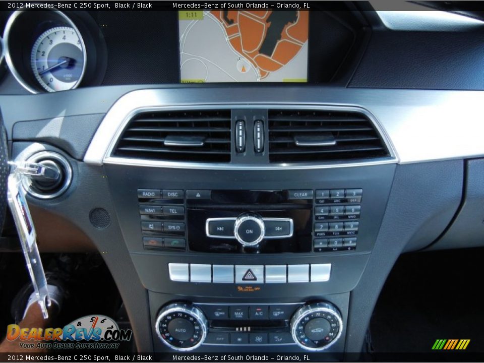 2012 Mercedes-Benz C 250 Sport Black / Black Photo #23