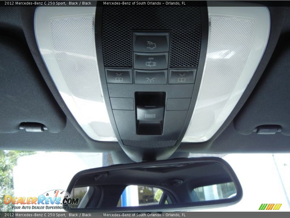 2012 Mercedes-Benz C 250 Sport Black / Black Photo #24
