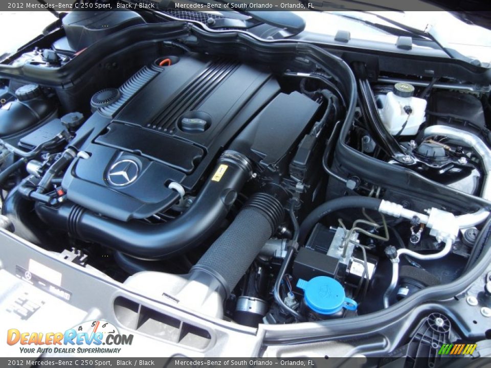 2012 Mercedes-Benz C 250 Sport Black / Black Photo #27
