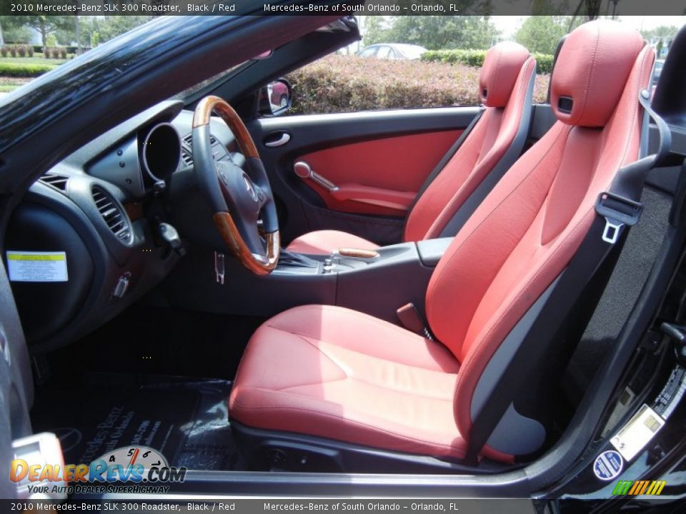 Front Seat of 2010 Mercedes-Benz SLK 300 Roadster Photo #16