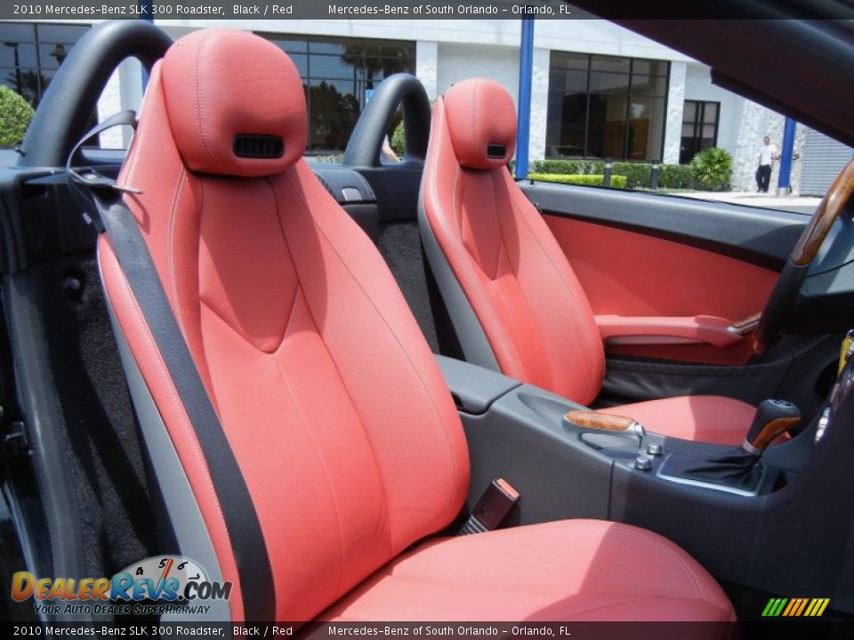 Front Seat of 2010 Mercedes-Benz SLK 300 Roadster Photo #19