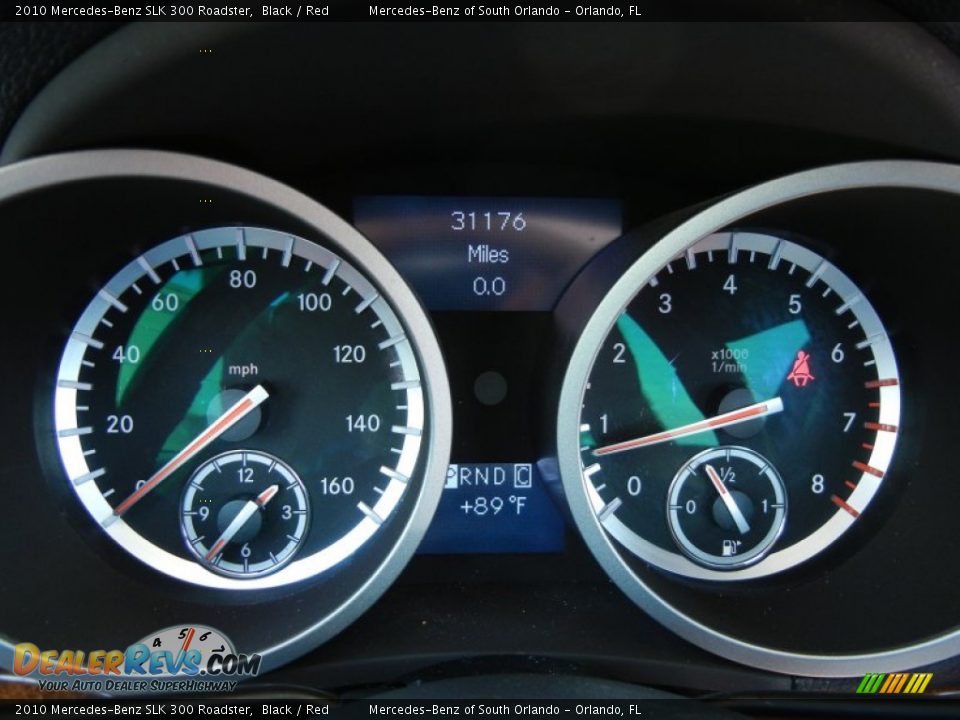 2010 Mercedes-Benz SLK 300 Roadster Gauges Photo #22