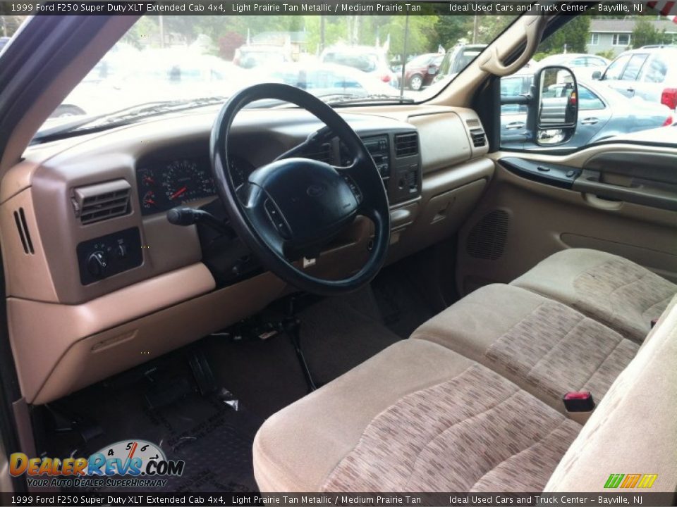 Medium Prairie Tan Interior - 1999 Ford F250 Super Duty XLT Extended Cab 4x4 Photo #19