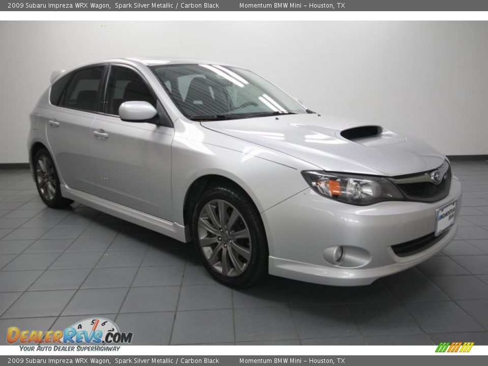 2009 Subaru Impreza WRX Wagon Spark Silver Metallic / Carbon Black Photo #1