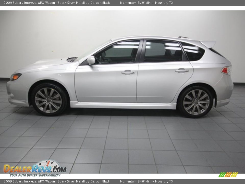 Spark Silver Metallic 2009 Subaru Impreza WRX Wagon Photo #2