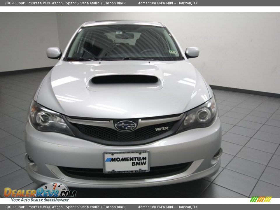 2009 Subaru Impreza WRX Wagon Spark Silver Metallic / Carbon Black Photo #7