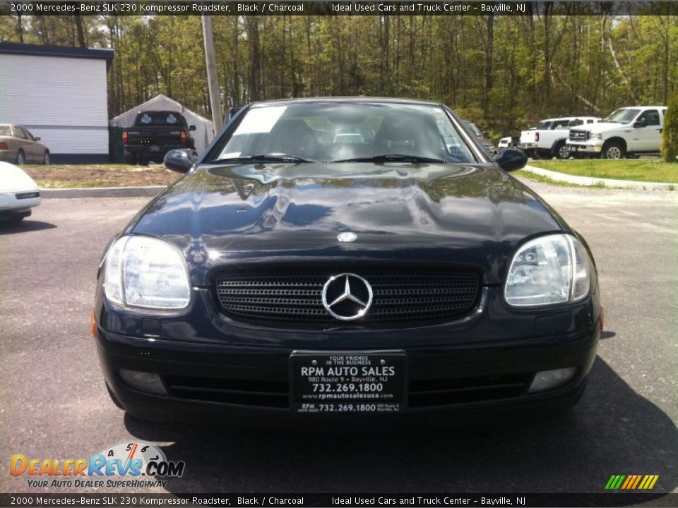 2000 Mercedes-Benz SLK 230 Kompressor Roadster Black / Charcoal Photo #2