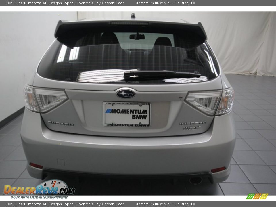 2009 Subaru Impreza WRX Wagon Spark Silver Metallic / Carbon Black Photo #13