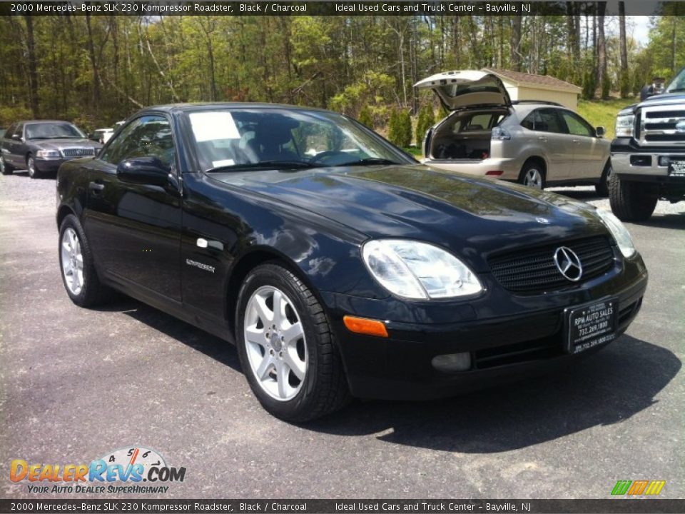 2000 Mercedes-Benz SLK 230 Kompressor Roadster Black / Charcoal Photo #3