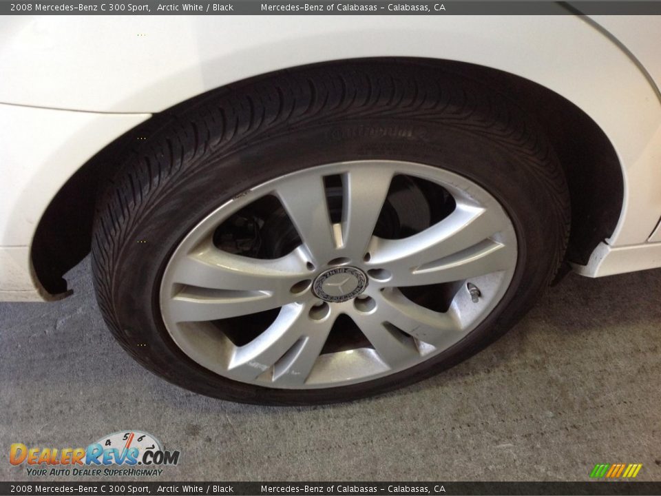 2008 Mercedes-Benz C 300 Sport Arctic White / Black Photo #3