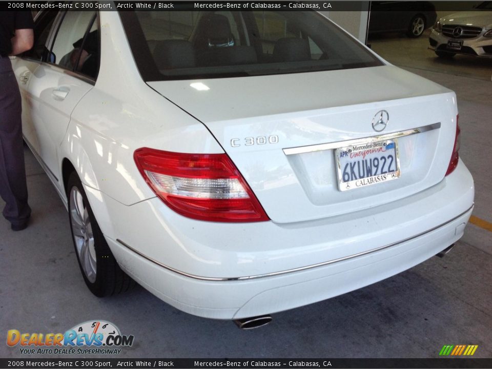 2008 Mercedes-Benz C 300 Sport Arctic White / Black Photo #5