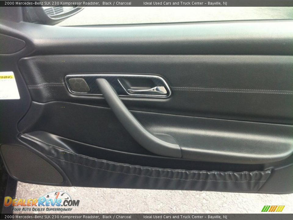2000 Mercedes-Benz SLK 230 Kompressor Roadster Black / Charcoal Photo #8