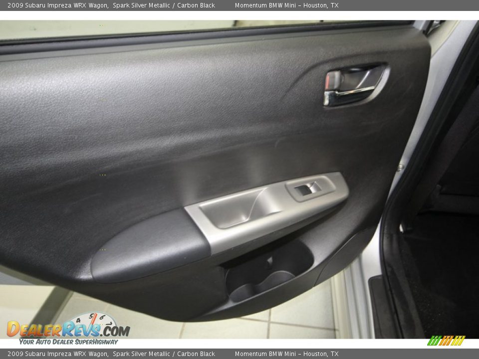 2009 Subaru Impreza WRX Wagon Spark Silver Metallic / Carbon Black Photo #20