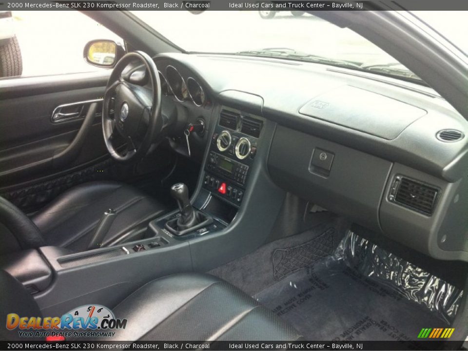 2000 Mercedes-Benz SLK 230 Kompressor Roadster Black / Charcoal Photo #9