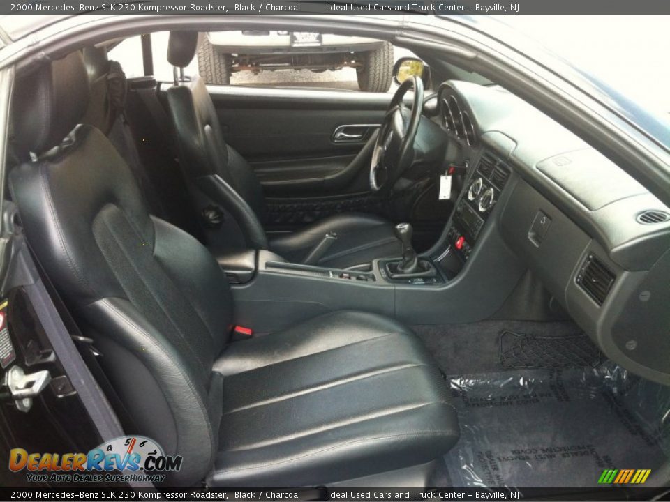 2000 Mercedes-Benz SLK 230 Kompressor Roadster Black / Charcoal Photo #10