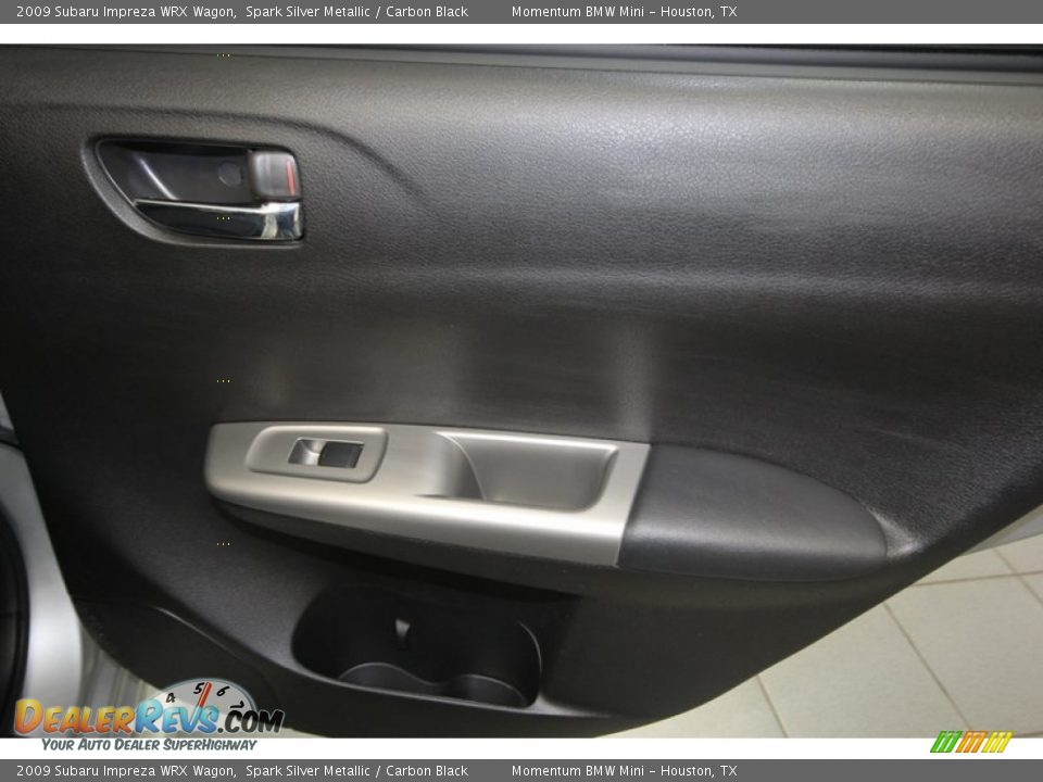 2009 Subaru Impreza WRX Wagon Spark Silver Metallic / Carbon Black Photo #23