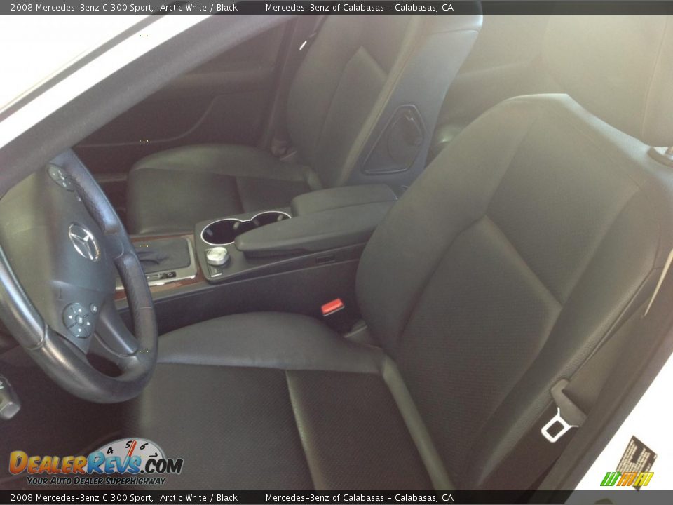 2008 Mercedes-Benz C 300 Sport Arctic White / Black Photo #8