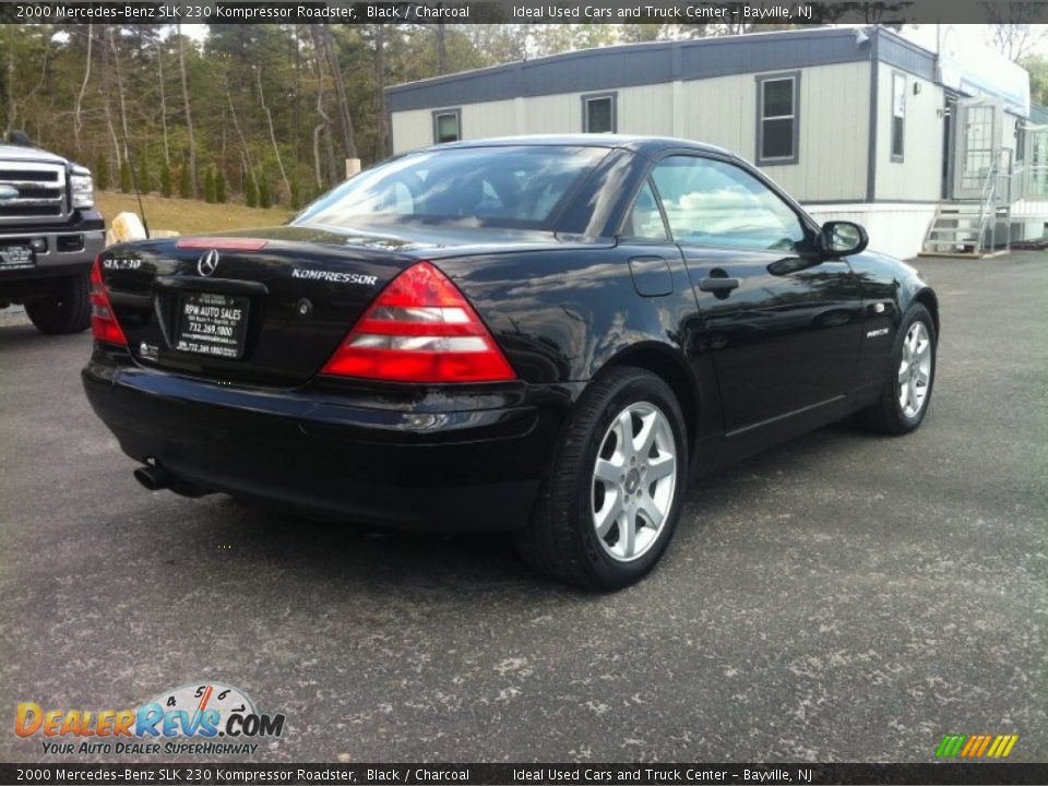 2000 Mercedes-Benz SLK 230 Kompressor Roadster Black / Charcoal Photo #12