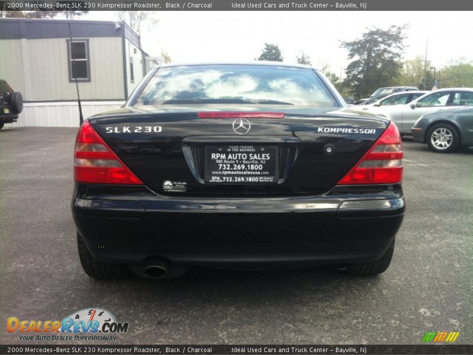 2000 Mercedes-Benz SLK 230 Kompressor Roadster Black / Charcoal Photo #13