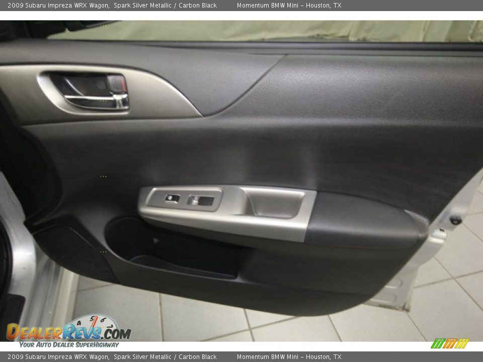 2009 Subaru Impreza WRX Wagon Spark Silver Metallic / Carbon Black Photo #25