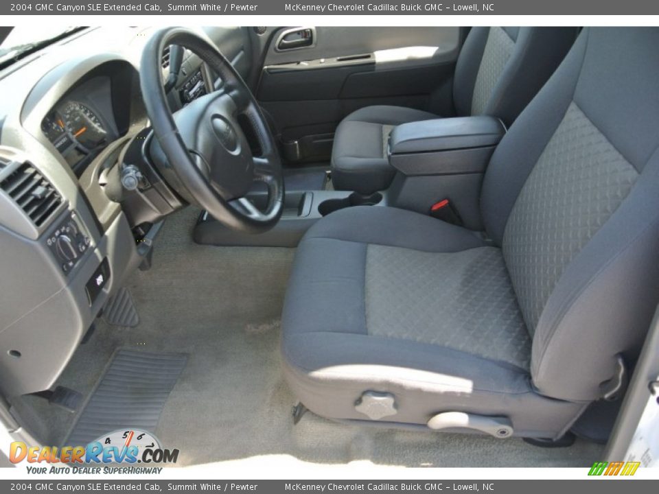2004 GMC Canyon SLE Extended Cab Summit White / Pewter Photo #8