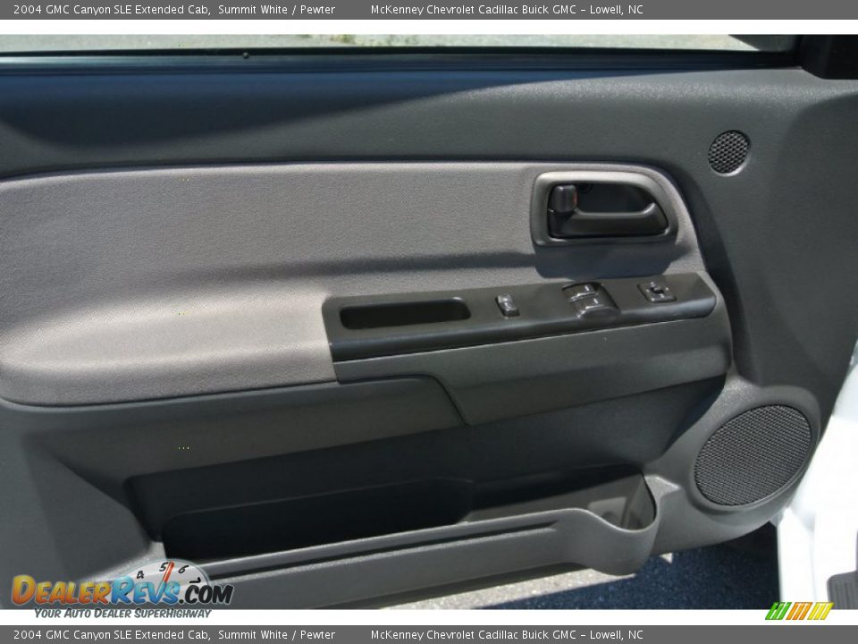 2004 GMC Canyon SLE Extended Cab Summit White / Pewter Photo #9