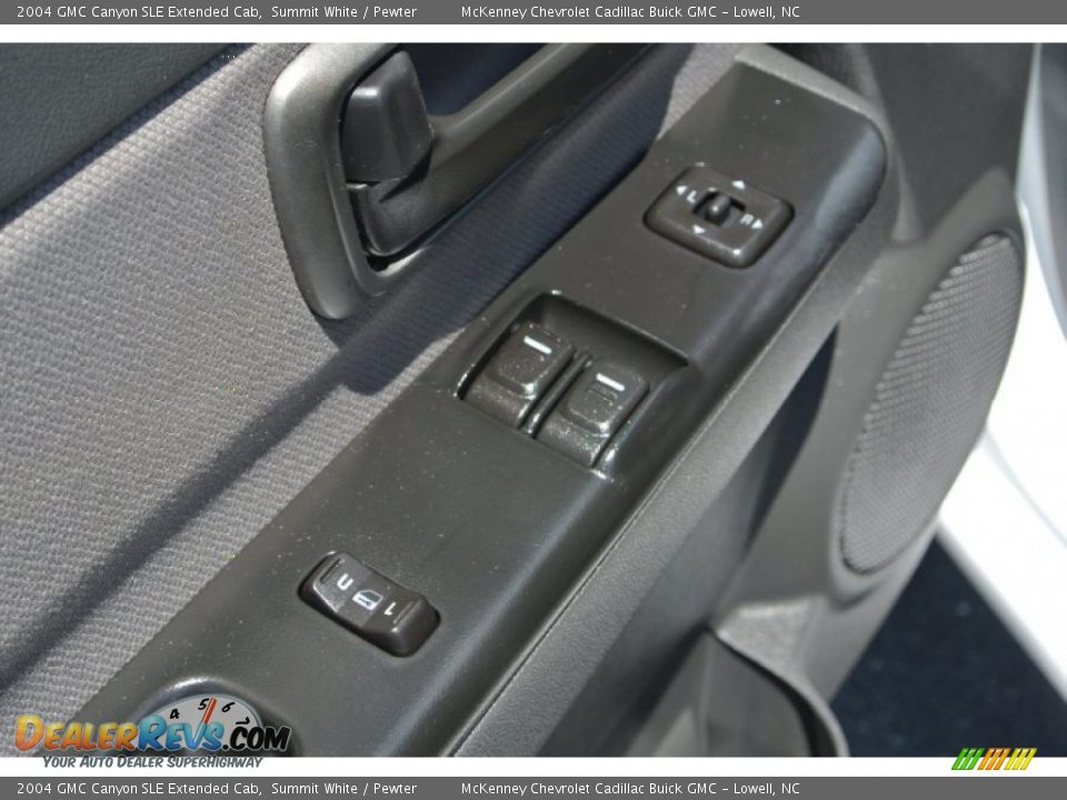 2004 GMC Canyon SLE Extended Cab Summit White / Pewter Photo #10