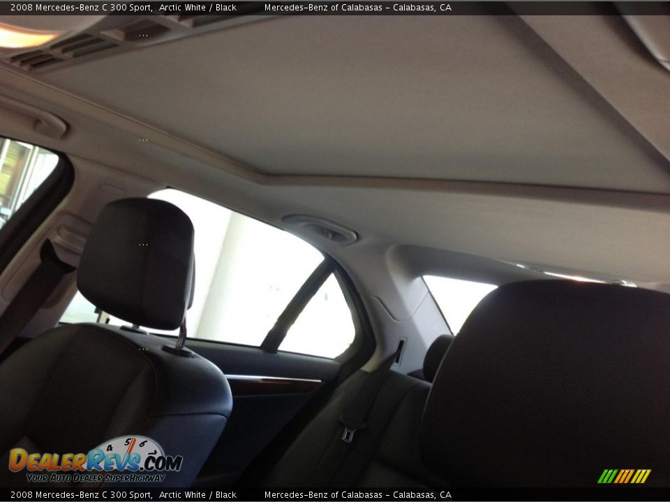 2008 Mercedes-Benz C 300 Sport Arctic White / Black Photo #11