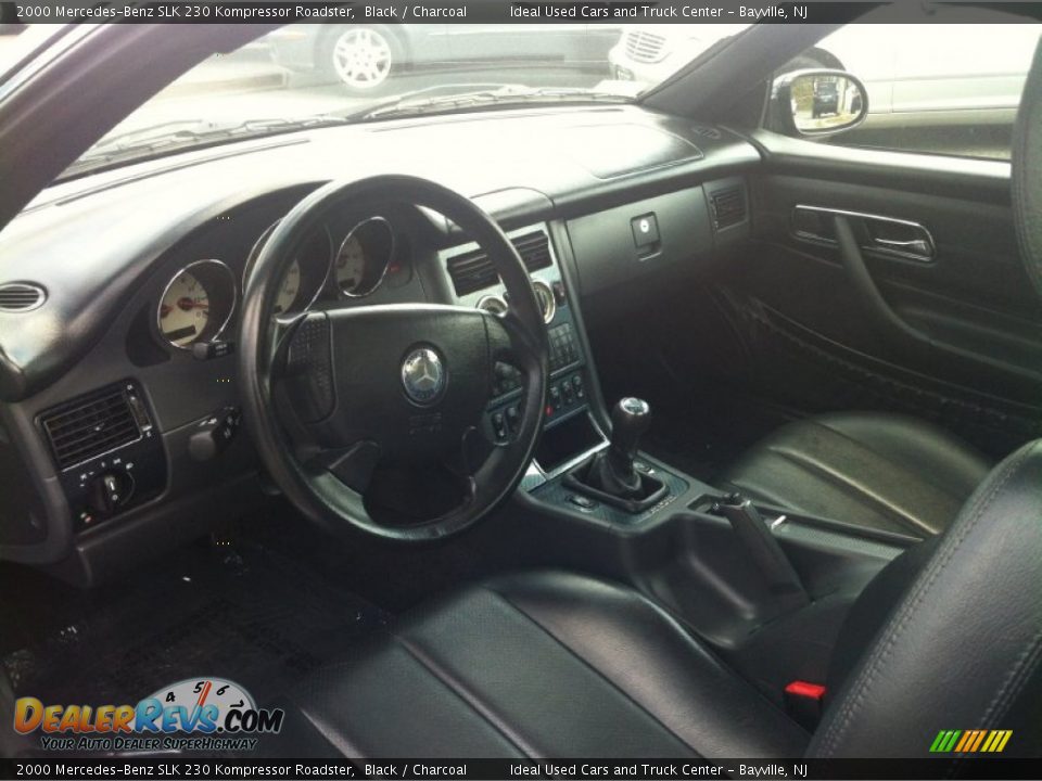2000 Mercedes-Benz SLK 230 Kompressor Roadster Black / Charcoal Photo #17
