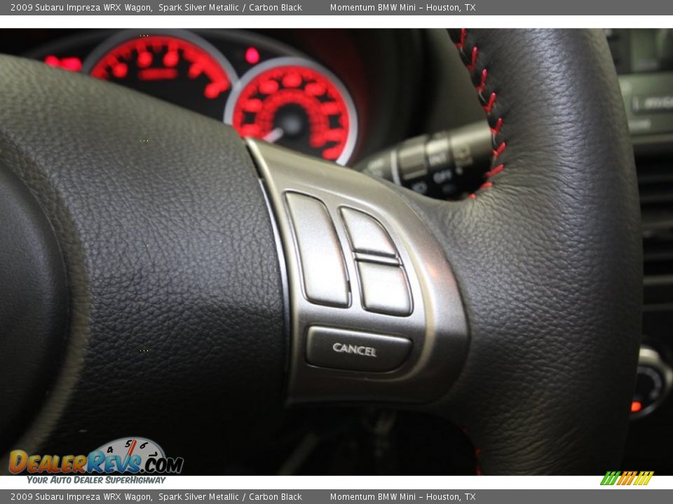 2009 Subaru Impreza WRX Wagon Spark Silver Metallic / Carbon Black Photo #30