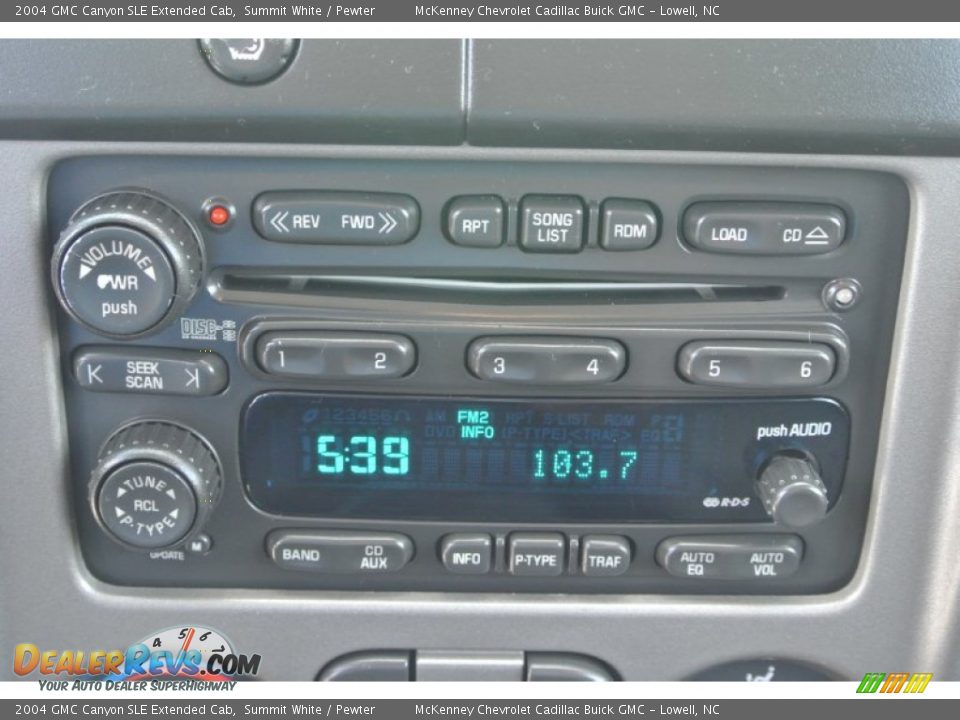 2004 GMC Canyon SLE Extended Cab Summit White / Pewter Photo #13