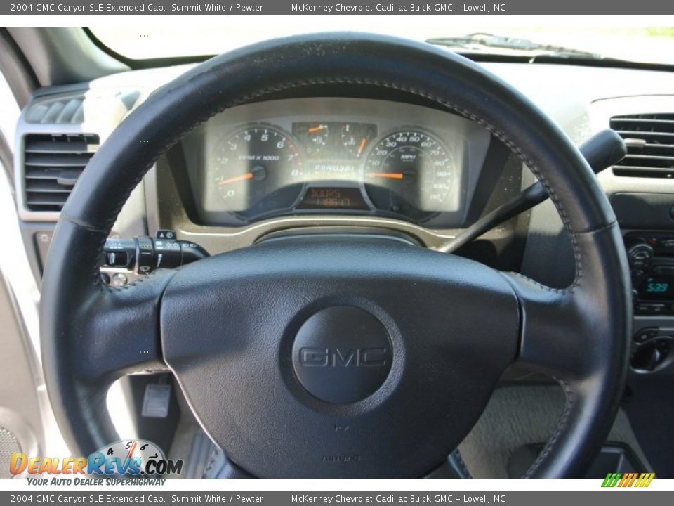 2004 GMC Canyon SLE Extended Cab Summit White / Pewter Photo #14