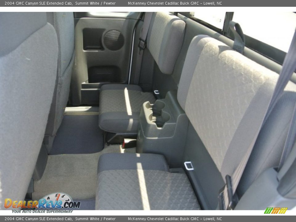 2004 GMC Canyon SLE Extended Cab Summit White / Pewter Photo #16