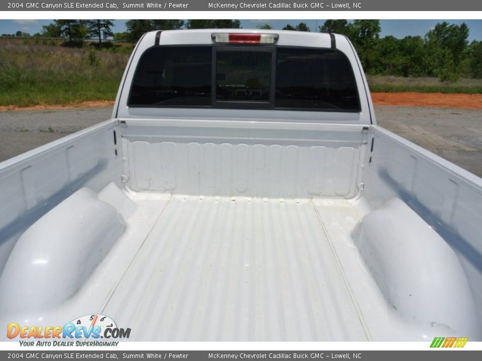 2004 GMC Canyon SLE Extended Cab Summit White / Pewter Photo #17
