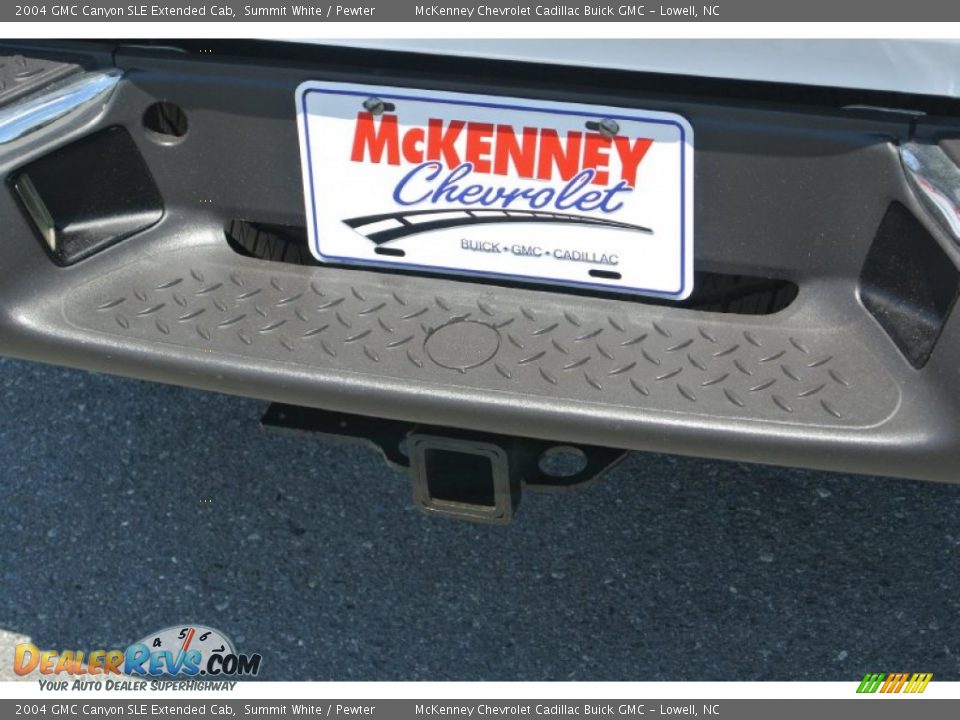 2004 GMC Canyon SLE Extended Cab Summit White / Pewter Photo #18