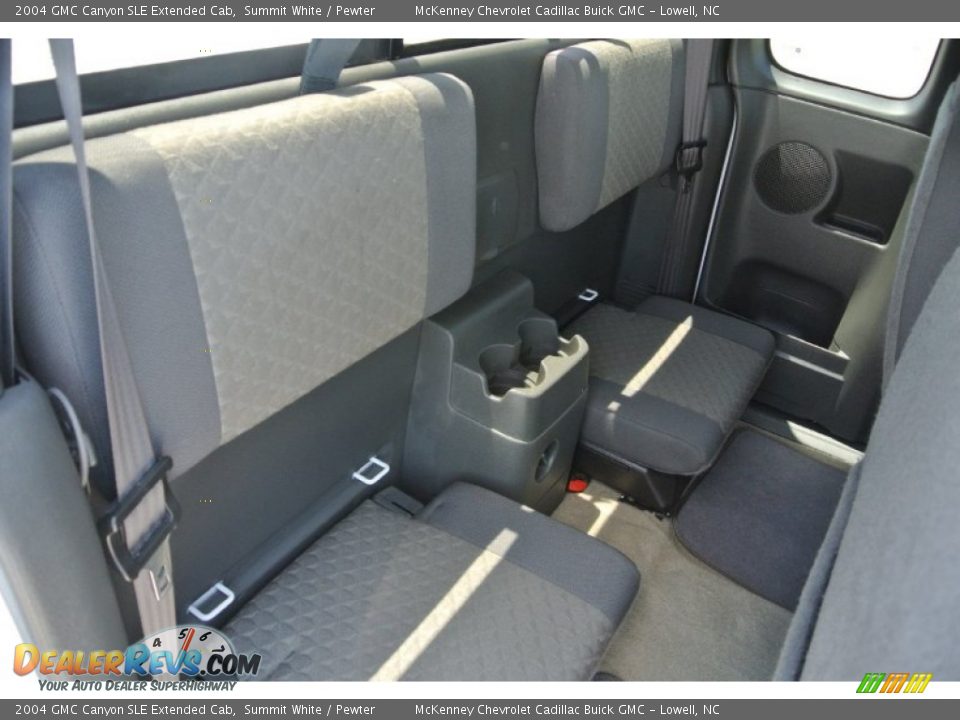 2004 GMC Canyon SLE Extended Cab Summit White / Pewter Photo #19