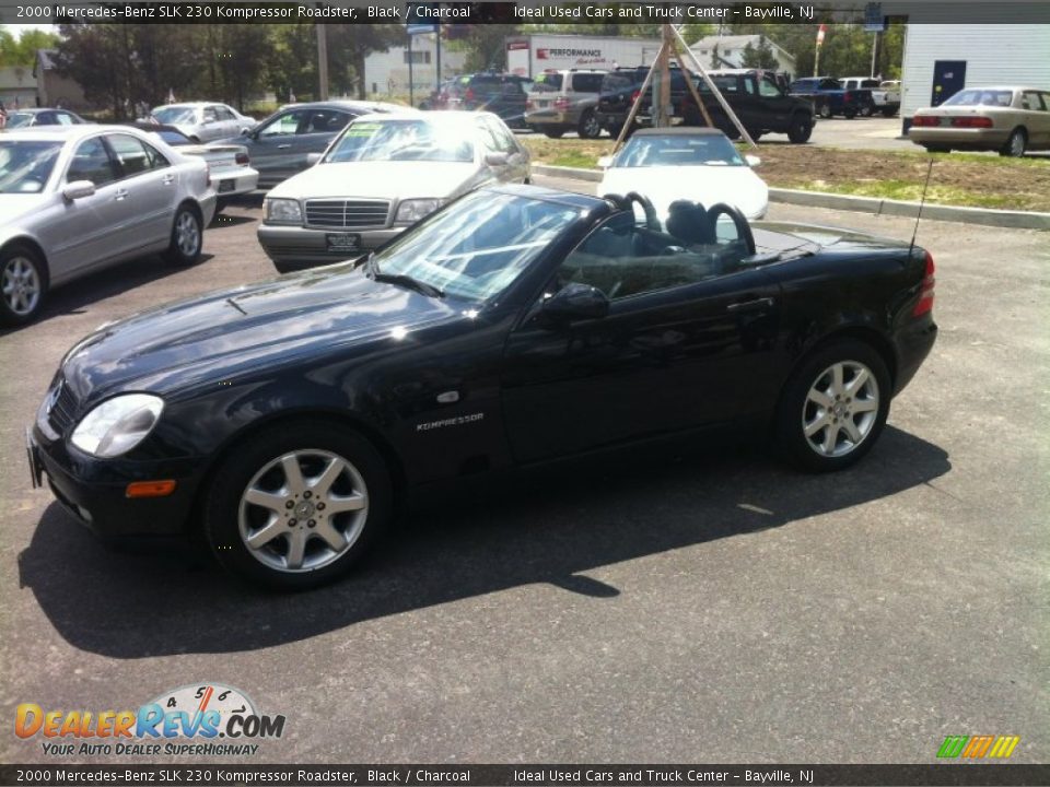 2000 Mercedes-Benz SLK 230 Kompressor Roadster Black / Charcoal Photo #26