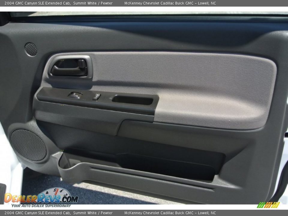 2004 GMC Canyon SLE Extended Cab Summit White / Pewter Photo #21