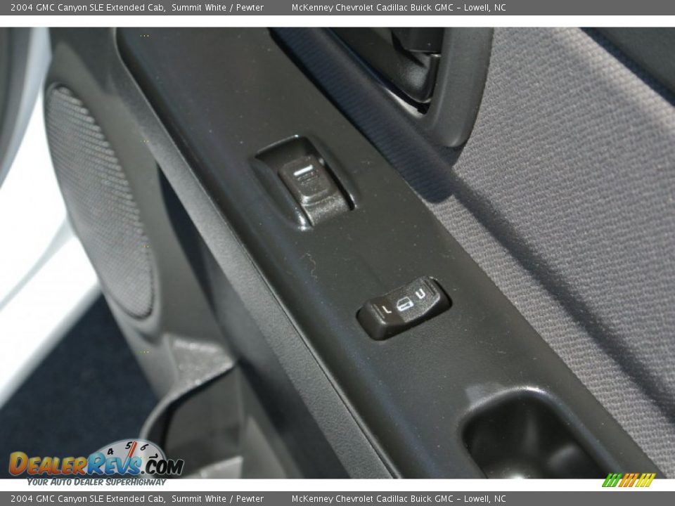 2004 GMC Canyon SLE Extended Cab Summit White / Pewter Photo #22