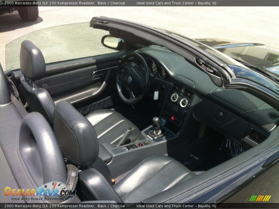 2000 Mercedes-Benz SLK 230 Kompressor Roadster Black / Charcoal Photo #27