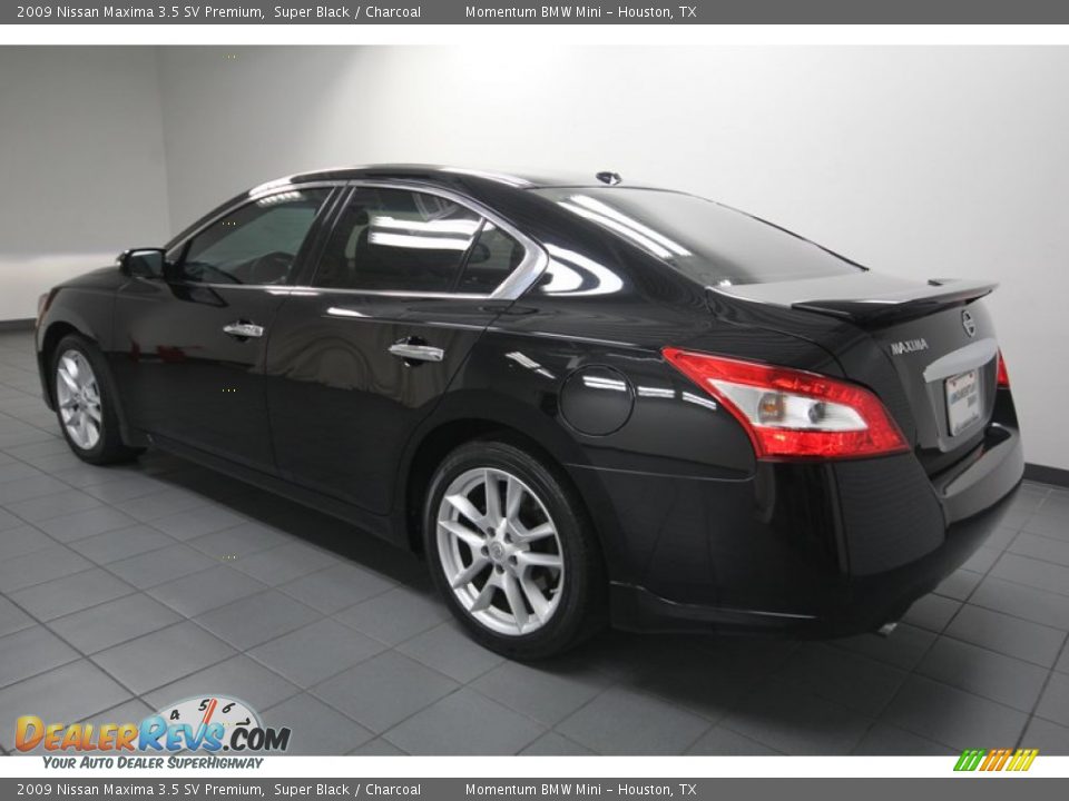 2009 Nissan Maxima 3.5 SV Premium Super Black / Charcoal Photo #5