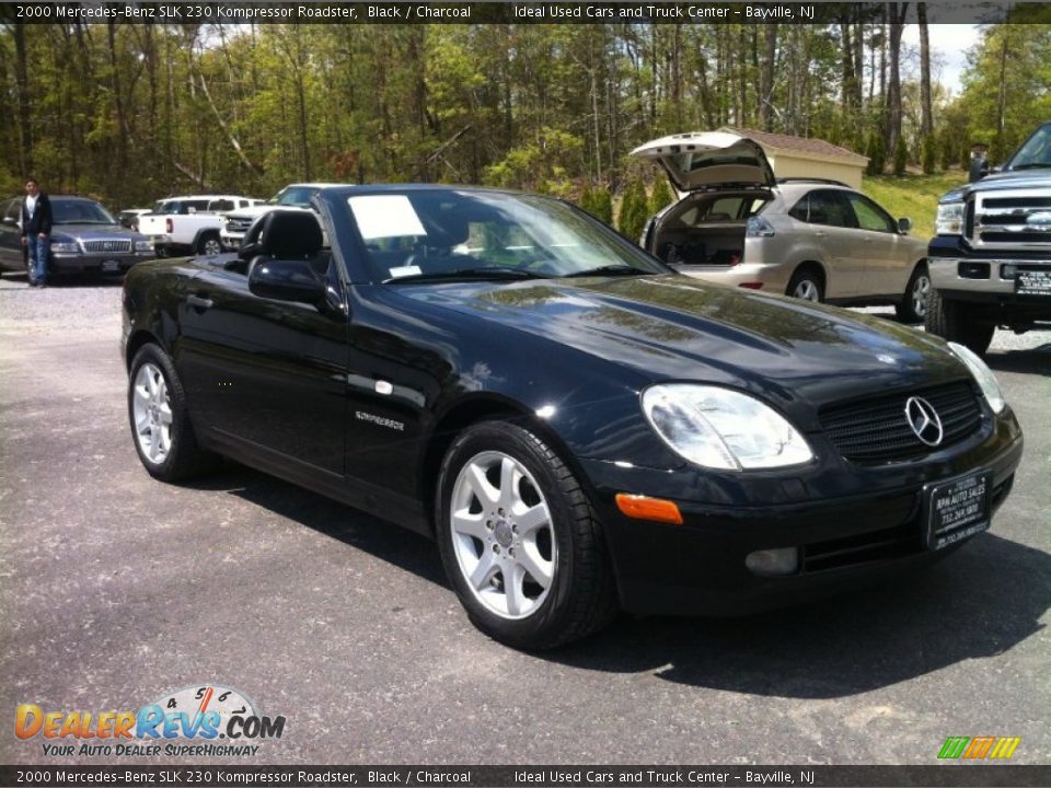 2000 Mercedes-Benz SLK 230 Kompressor Roadster Black / Charcoal Photo #29