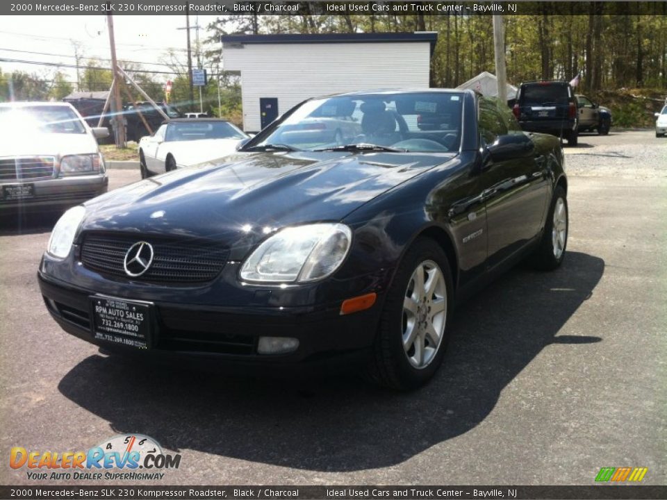 2000 Mercedes-Benz SLK 230 Kompressor Roadster Black / Charcoal Photo #30