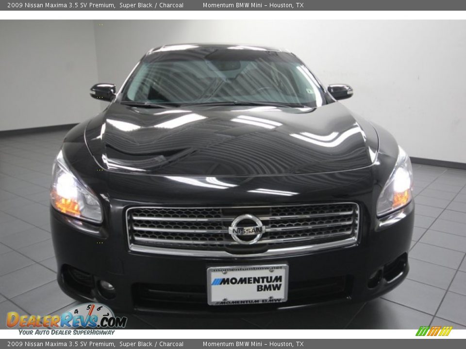 2009 Nissan Maxima 3.5 SV Premium Super Black / Charcoal Photo #8