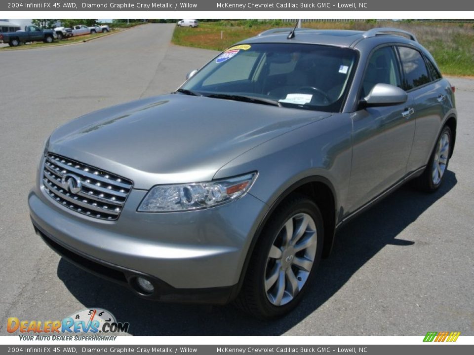 2004 Infiniti FX 45 AWD Diamond Graphite Gray Metallic / Willow Photo #1