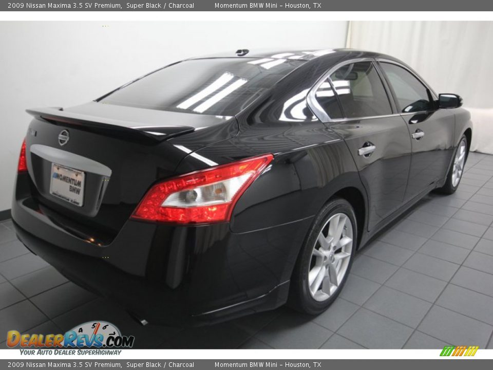 2009 Nissan Maxima 3.5 SV Premium Super Black / Charcoal Photo #11