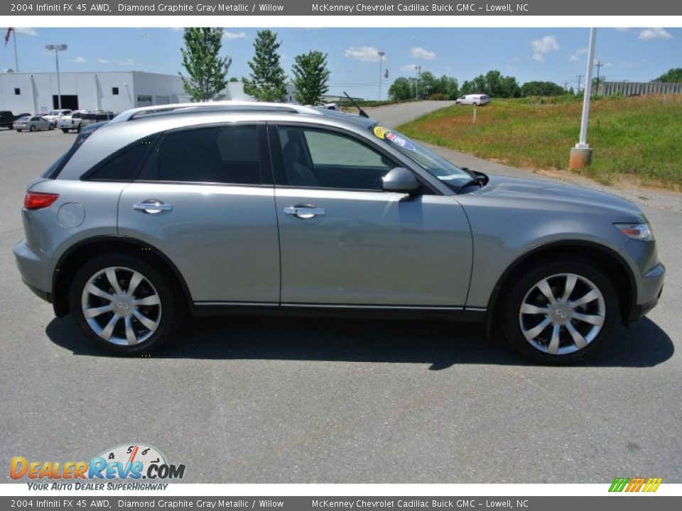 Diamond Graphite Gray Metallic 2004 Infiniti FX 45 AWD Photo #6