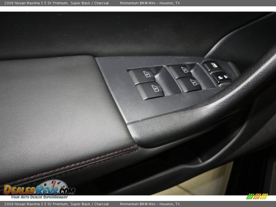 2009 Nissan Maxima 3.5 SV Premium Super Black / Charcoal Photo #15